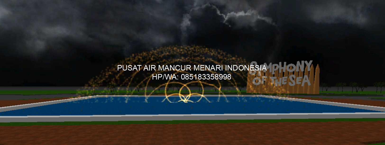 Animasi Air Mancur Menari